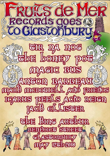 fruits de mer records' first gig in glastonbury